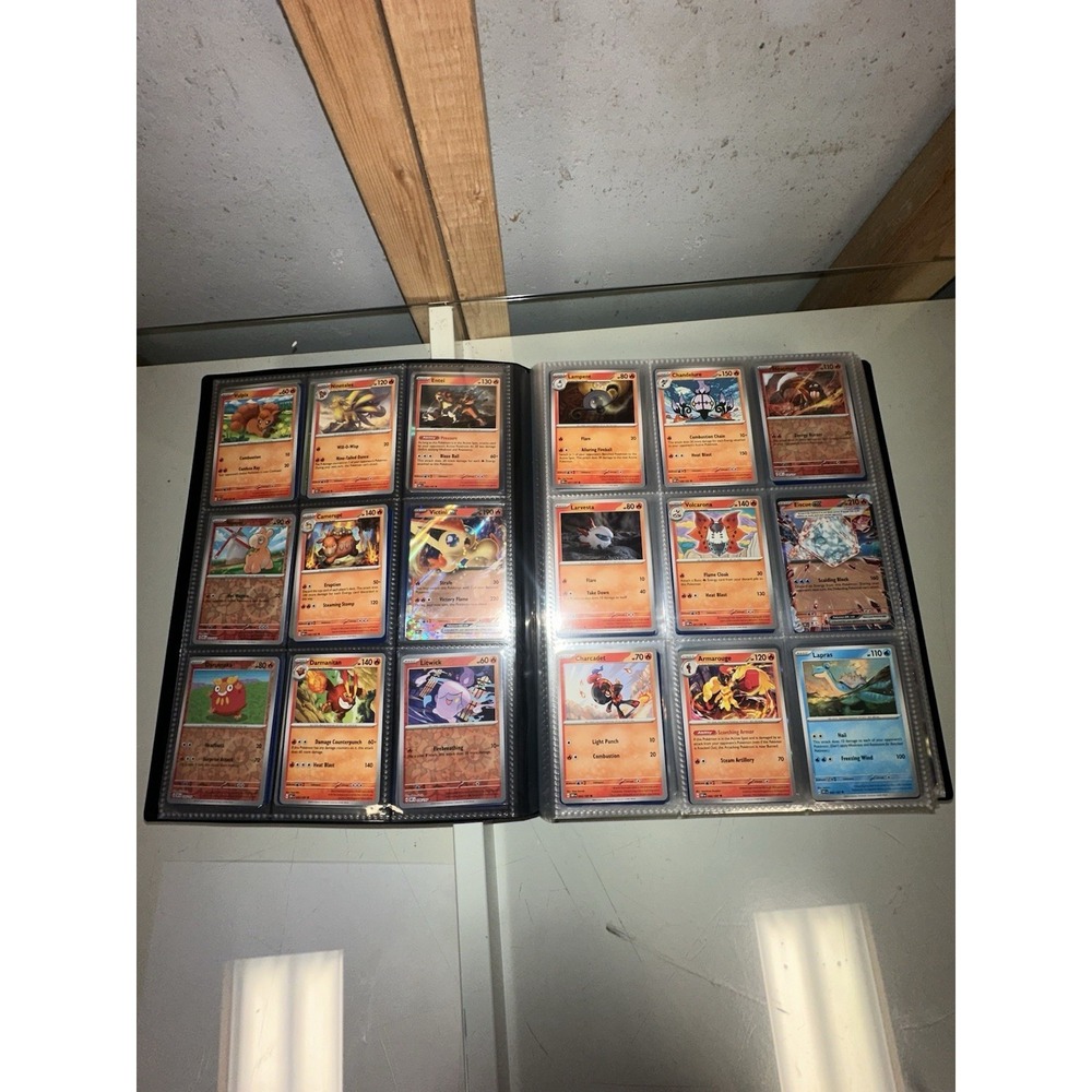 2 Partial Master Sets Pokemon Cards Obsidian Flames and Destined Rivals
